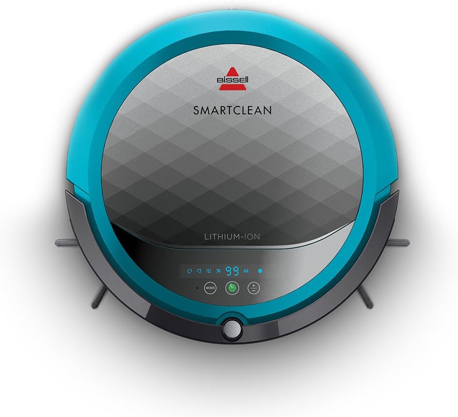 Bissell SmartClean Robot Vacuum, 1974, Gray Ad Blue
